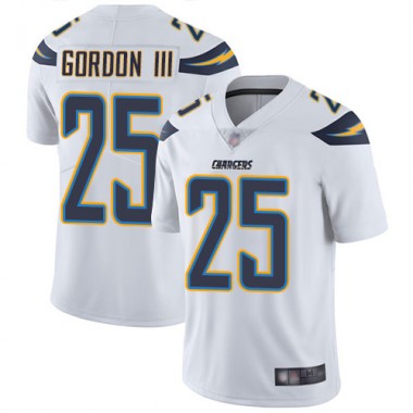 Los Angeles Chargers NFL Football Melvin Gordon White Jersey Men Limited  #25 Road Vapor Untouchable->los angeles chargers->NFL Jersey